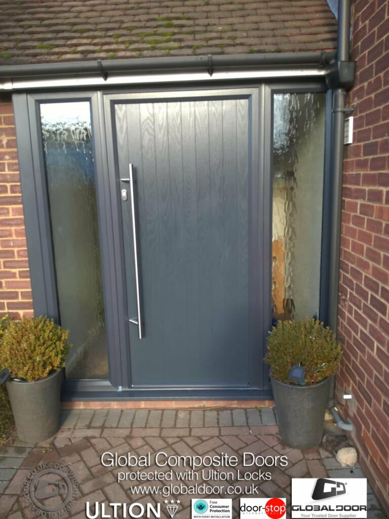 The finishing touch: Premium Global Door hardware defines the character of this solid Cottage Door, proving that beauty is in the detail