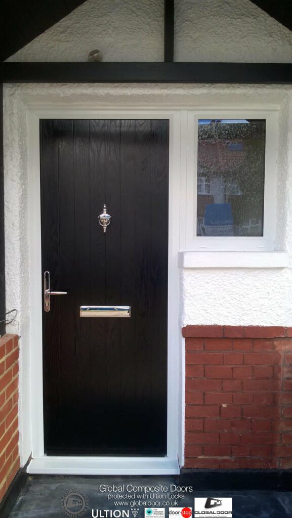The perfect rhythm of light and shadow: An uninterrupted Cottage Door from Global Door showcasing the beauty of the full vertical groove skin