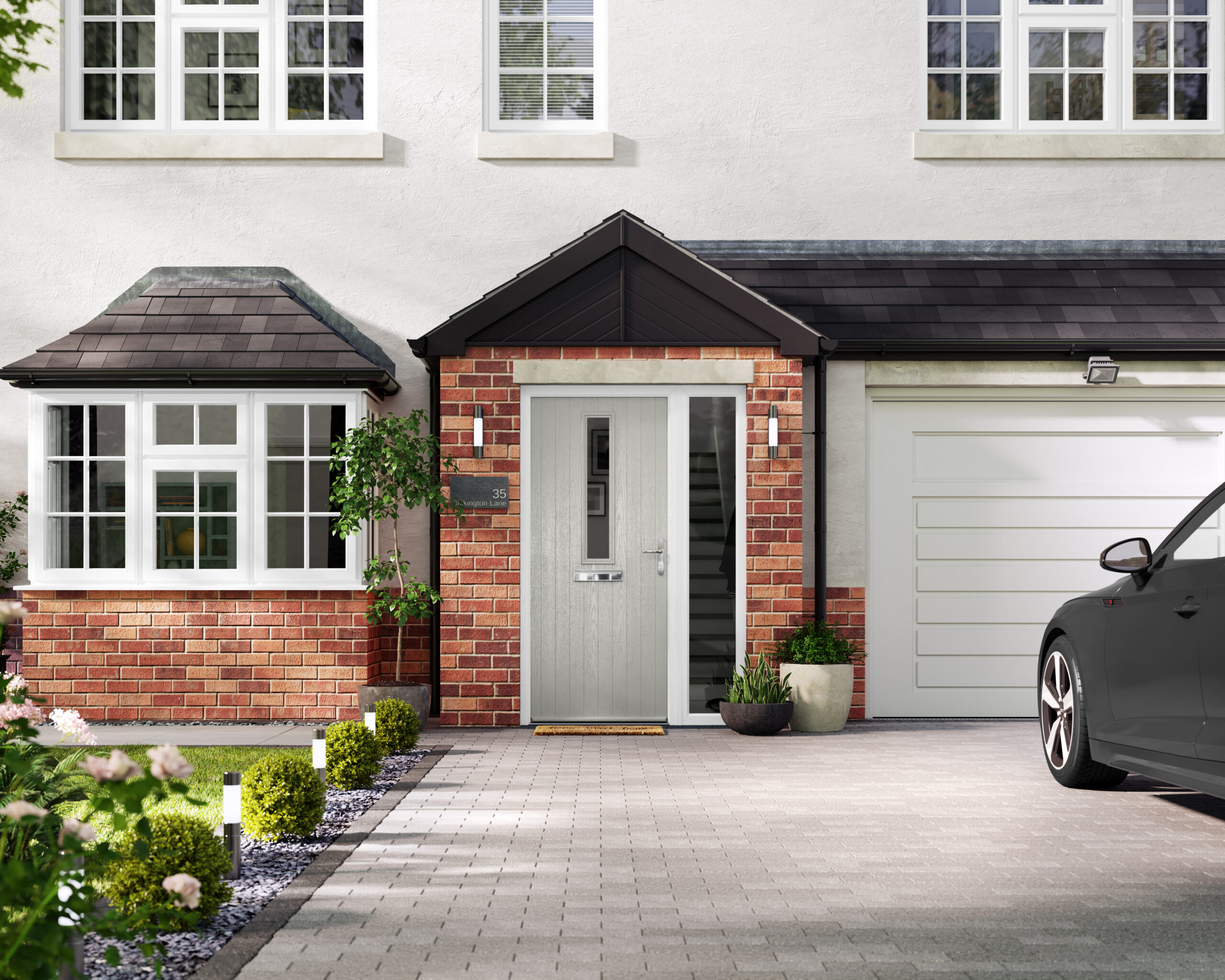 Traditional composite doors from Global Door deliver classic timber styling with modern materials designed to stay strong, stable, and weather-resistant for decades.