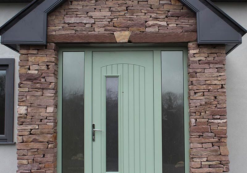 Chartwell Green composite door designed using the Global Door online designer – a timeless look that suits both traditional and modern homes.