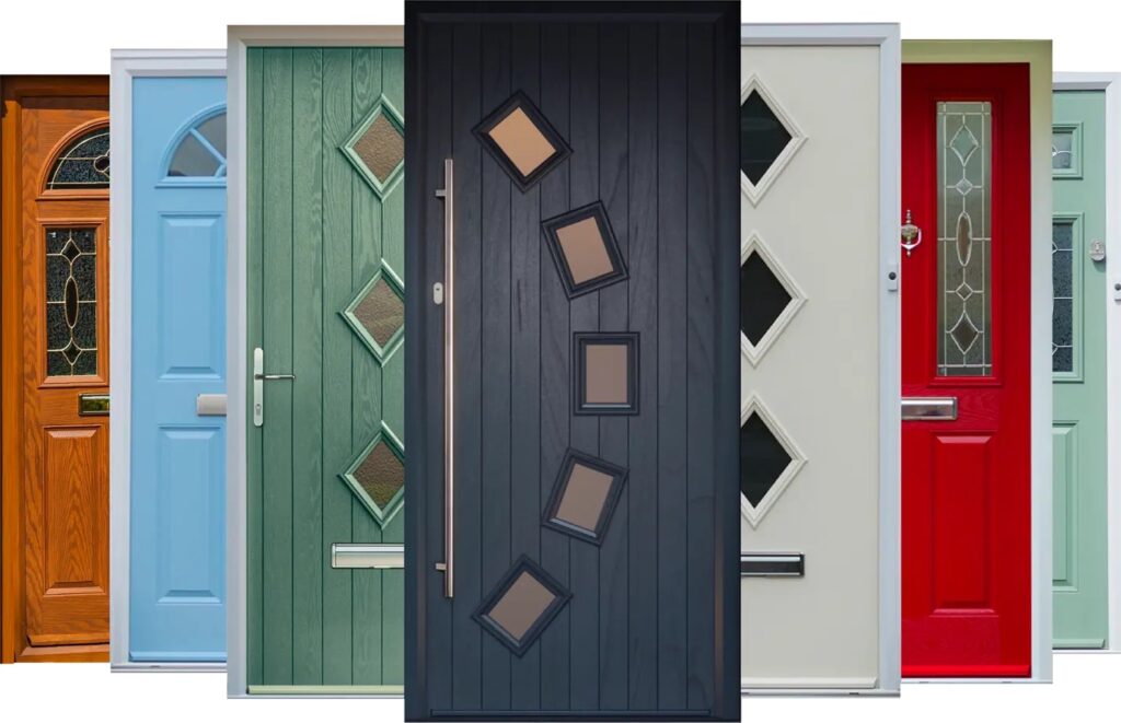 Composite door colours chosen to enhance kerb appeal, balance, and resale-friendly appeal.