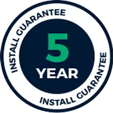 5 Year Install Guarantee