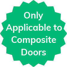 Installation is only applicable to Composite Doors